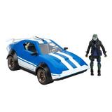 Fortnite Joy Ride Whiplash Vehicle (Blue & White) with 4-inch Articulated X-Lord Figure