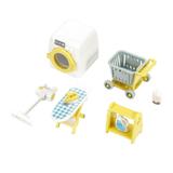 Dollhouse Furniture Kitchen Play Set Miniature Refrigerator with Mini Food Pots and Pans Set Pretend Play Kitchen Accessories Kitchen Toys