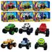 Monster Trucks for Boys Inertia Powered 4 Wheels Diecast Mini Vehicle Set Push and Go Small Toy Cars for Kids 3 4 5 6 7 Years