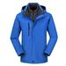 oieyuz Womens Ski Jackets Waterproof Fleece Hood Coat 3 in 1 Snow Jackets Winter Warm Windbreaker Raincoat