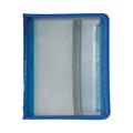 1PC C-Line Zippered Binder with Expanding File 2\\ Expansion 7 Sections Zipper Closure 1/6-Cut Tabs Letter Size Bright Blue