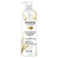 Pantene Sulfate Free Shampoo with Rice Water Protects Natural Hair Growth Volumizing for Women Nutrient Infused with Vitamin B5 Safe for Color Treated Hair Pro-V Blends 30.0 oz