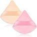 2 pcs Triangle Powder Puff Makeup Puff Velvet Face Body Powder Puff Cosmetic Foundation Blender Sponge for Loose Body Powder Makeup Tool 2PCS Pink&Nude 2.76 Ã— 2.36 Ã— 0.39 inches/7 Ã— 6 Ã— 1 cm