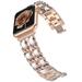 ALMNVO Cuban Link Bracelet Compatible with Apple Watch Band 45mm 41mm 38mm 44mm 40mm 42mm 49mm Trend Metal Belt Bracelet Replacement Strap for iWatch Series 8 3 4 5 6 SE 7 2 1