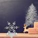 iH casadécor Beaded Snowflake Stocking Holder Metal in Gray | 6.5 H x 5 W in | Wayfair XM-EM1026
