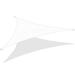Khomo Gear Sun 20' Triangle Shade Sail in White | 16' x 16' | Wayfair GER-1120