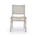Birch Lane™ Barnes Teak Patio Dining Side Chair Wood in Brown/Gray | Wayfair 55EC3AF334A5473C866CB188F2E90848