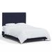 AllModern Contrada King Channel Bed In Zuma Charcoal Upholstered/Metal in Black | 51 H x 56 W in | Wayfair F18107604DC04722B1FD6F693199C5C6