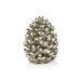 The Holiday Aisle® Silver Decorative Pinecone Figurine Resin in Gray | 14 H x 10.75 W x 10.75 D in | Wayfair BC40A89F40734D00AB6B2E22B8DE3B1A