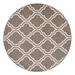 Gray 60 x 60 x 0.24 in Area Rug - Winston Porter Hunfredo Modern Geometric Moroccan Trellis Machine Woven Indoor Area Rug | Wayfair