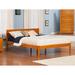 Latitude Run® Dulci Solid Wood Platform Bed in Brown | 37.25 H x 80.75 W x 82.38 D in | Wayfair 449CE080DCD849EDBB8A2CC824C2FF47