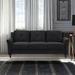 Latitude Run® Enyla 74.9" Sofa Polyester in Black | 31.1 H x 74.9 W x 29.5 D in | Wayfair E53FBCDC6E404E1CBFF3C4C197EC8663