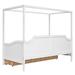 Red Barrel Studio® Anwon Storage Bed Wood in White | 66.1 H x 41.3 W x 78 D in | Wayfair A44D7EF9B7B84AAE9AAA6D3C6E19FD24
