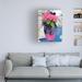 Winston Porter Floral Urban Bouquet 4 On Canvas by Porter Hastings Print Canvas, Cotton in White | 24 H x 18 W x 2 D in | Wayfair
