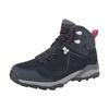 Wanderschuh JACK WOLFSKIN "SUNSET HIKE TEXAPORE MID W", Gr. 42, blau (night blau), Leder, Textil, sportlich, Schuhe, Wasserdicht