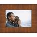 24x18 Contemporary Honey Pecan Complete Wood Picture Frame with UV Acrylic, Foam Board Backing, & Hardware