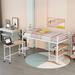 Kid-Friendly Design Twin Size Loft Bed with Ladder Kids Bed