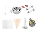 AIXING DIY Candle Making Kit Complete Candle Making Kit Supplies Perfect as Home Decorations Candle Making Set with Melting Pot Candle Wicks Sticker Wicks Holder and Spoon efficiently