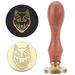 Wolf Wax Seal Stamp Wolf Head Wildlife Animal Patterns Sealing Wax Stamps 25mm Brass Seals Head Replacement Great for Envelopes Invitations Wine Packaging Gift Wrapping