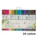 Christmas Gifts 24/36/60PC Double Headed Drawing Marker Color Neutral Pen Art Supplies