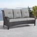 Outdoor Wicker Sofa Patio Rattan Wicker Furniture Cushion Sofa