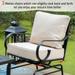 5/7-Seat Patio Conversation Set with 3-Seat Sofa 2/4 Single Chairs 2-Seat Sofa and 1 Coffee Table Set 1 - 4-Piece