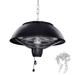 Electric Patio Heater Outdoor Hanging Infrared patio heater - N/A Black