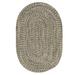 Porch & Den Rockspring Braided Polypropylene Indoor/ Outdoor Oval Rug Gray 2X5 2 x 6 Oval Runner Outdoor Indoor Oval