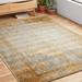 Alexander Home Armanda Modern Distressed Indoor/ Outdoor Area Rug 6 7 x 9 4 6 x 9 Outdoor Indoor