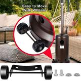 Replacement Heater Wheel Move/Install- Patio Wheel Wheel Outdoor Universal Umbrella Heater Heater Universal Parts Kit-Easy Patio Patio Heater To Movable Furniture