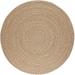 Rhody Rug Lexington Tweed Indoor/Outdoor Braided Rug Natural 8 Round 8 Round Bedroom Round