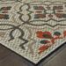 Havenside Home Style Haven Higgins Quatrefoil Panel Indoor/ Outdoor Area Rug by Grey/Orange 3 3 x 5 Geometric 3 x 5 Entryway Patio