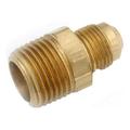 Anderson Metals 714048-0402 Brass Flare Connector Lead Free 1/4 x 1/8 In. MIP - Quantity 10
