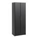 Prepac Elite Deep Storage Cabinet for Garage 24 W x 65 H x 16 D Black