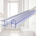 Glass Door Seal Strip Frameless Shower Door Bottom Seal and Side Seal Strip for Bathroom Home Office