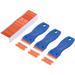 3PCS Plastic Razor Blade Scrapers & 100 PCS 1.5 Inch Double Plastic Razor Blades for Auto Window Tint Vinyl Tool