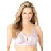 Plus Size Women's Wireless 7-Day Bra by Comfort Choice in Lilac (Size 44 D)
