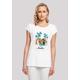 T-Shirt F4NT4STIC "Aladdin Jasmine Abu Rajah Beach" Gr. 5XL, weiß Damen Shirts Jersey