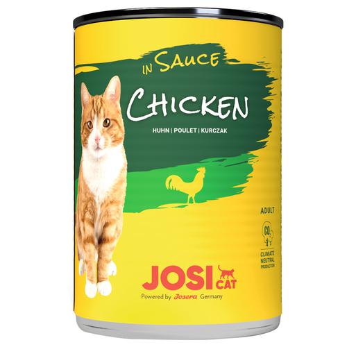 24x 415g JosiCat in Soße Huhn Katzenfutter nass