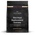 Protein Works - Diet Meal Replacement Extreme Shake, 200 Calorie Meal, High Protein Meal, Supports Weightloss, 16 Servings, Caramel Latte, 1kg