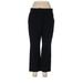 Ann Taylor Factory Khaki Pant: Black Print Bottoms - Women's Size 8