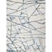 Blue/Gray 120 x 96 x 0.4 in Area Rug - EXQUISITE RUGS Mystic Rectangle Abstract Hand Tufted Area Rug in Navy/Beige | Wayfair 6304-8'X10'