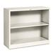 HON Metal Bookcase 34-1/2w x 12-5/8d x 29h