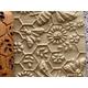 Bee's embossed rolling pin, honeycomb handmade rolling pin, for clay and cookie.
