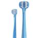 babyease Triple Side Toddler Toothbrush - 3 Sided All Cleaning Ultra Soft Training Tooth Brush for Baby Toddlers 1 Years and Up