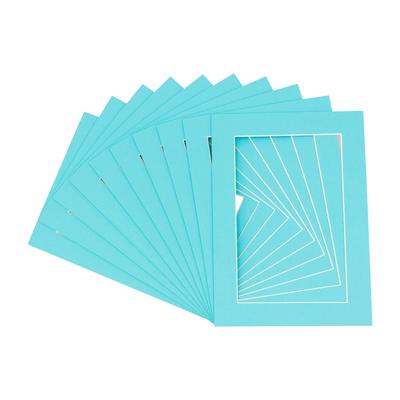 11x14 Mat for 8x12 Photo - Aquamarine Blue Matboard for Frames Measuring 11 x 14 Inches - To Display Art Measuring 8 x 12 Inches