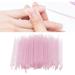 100pcs Disposable Nail Cuticle Pusher Double End Cuticle Manicure Pedicure Sticks Double Sided Nail Sticks Nail Care Sticks for Fingernail Cleaning Cuticle and Nail Care (Pink)