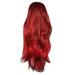 Moonker Curly Wigs for Black Women Full Natural Wavy Synthetic Red Curly Fashion Long For Red Wigs Human Hair