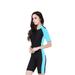 Kiplyki Wholesale Woman One Piece Short Sleeve 2mm Neoprene Conjoined Diving Suit Thin Wetsuit New