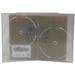USDISC DVD Cases Slimline 7mm Premium Double 2 Disc Clear Pack Of 100